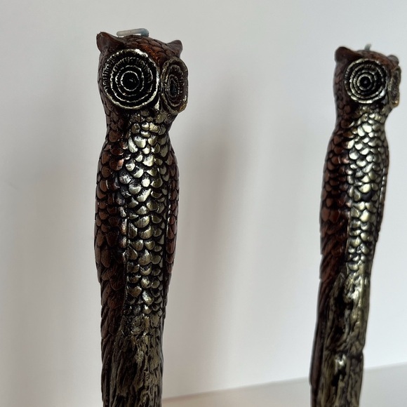 Pair of Owl Candles - Picture 4 of 15